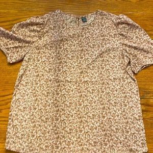 SHEIN short sleeve blouse ~ like new ~ sz M